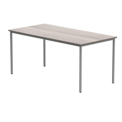 Polaris Rectangular Multipurpose Table 1600x800x730mm Alaskan Grey Oak/Silver KF77905