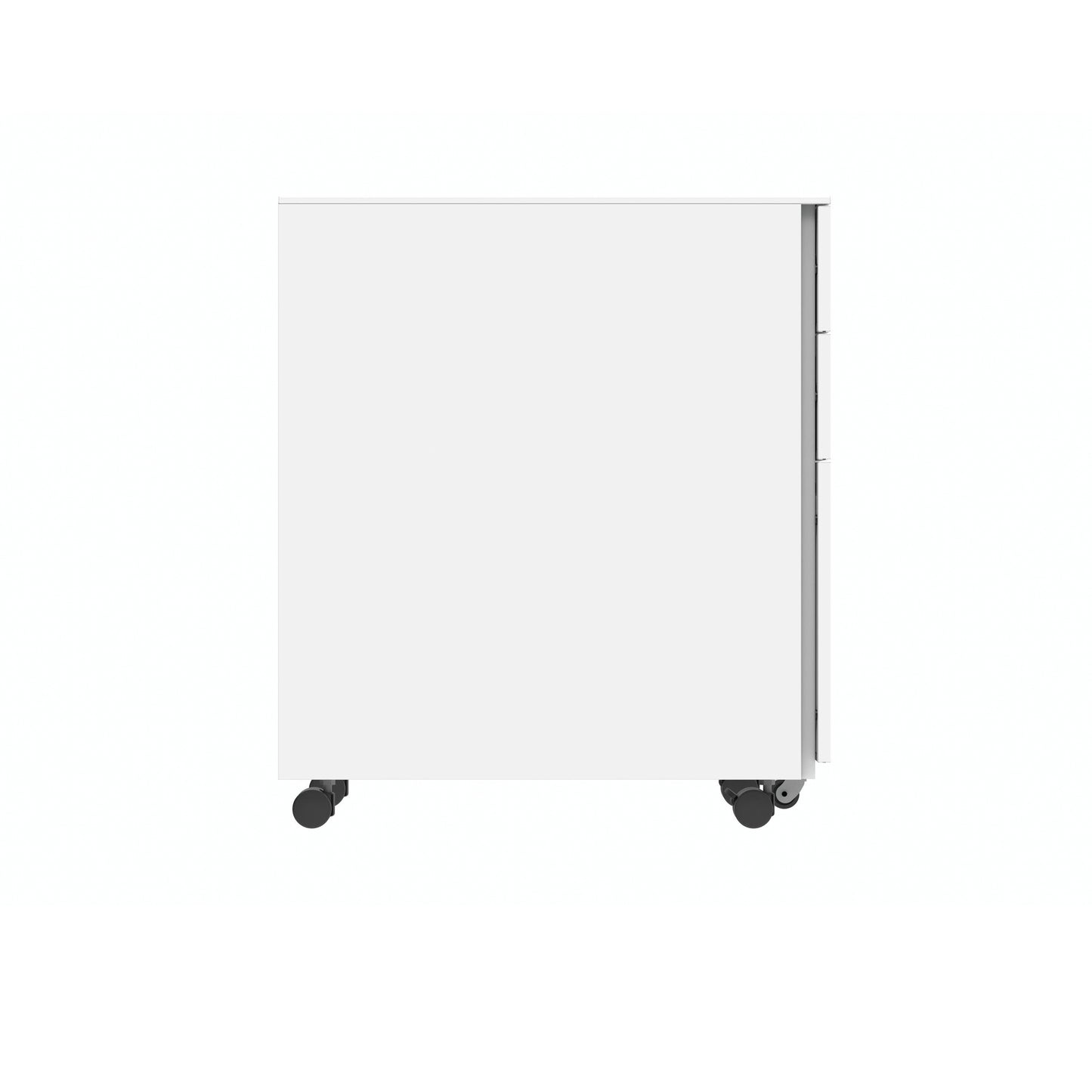 Polaris 3 Drawer Mobile Under Desk Steel Pedestal 480x680x580mm White KF77907