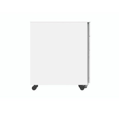 Polaris 3 Drawer Mobile Under Desk Steel Pedestal 480x680x580mm White KF77907