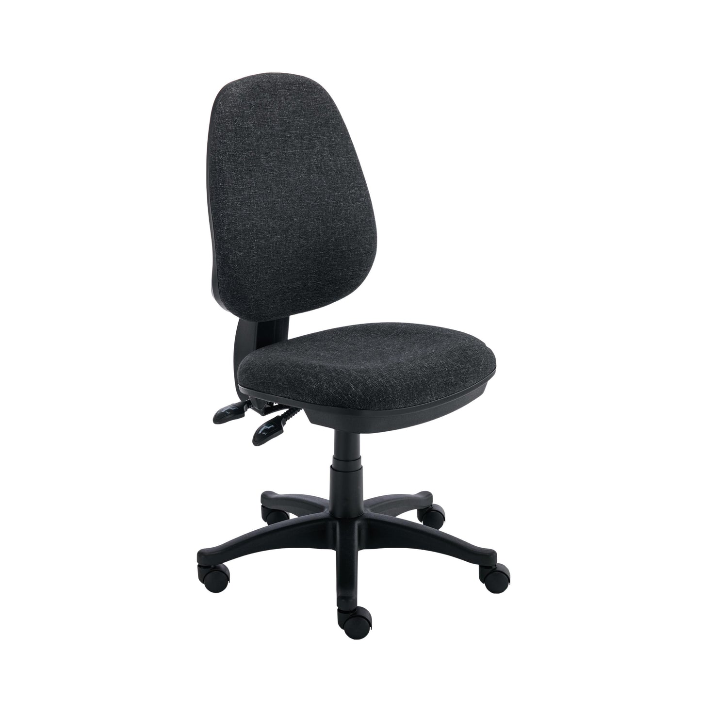 Polaris Nesta Operator Chair 2 Lever Upholstered 590x555x1090mm Charcoal KF77948
