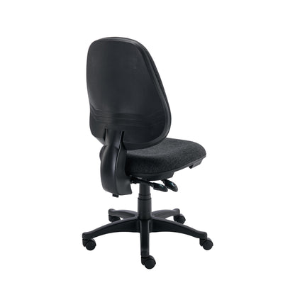 Polaris Nesta Operator Chair 2 Lever Upholstered 590x555x1090mm Charcoal KF77948