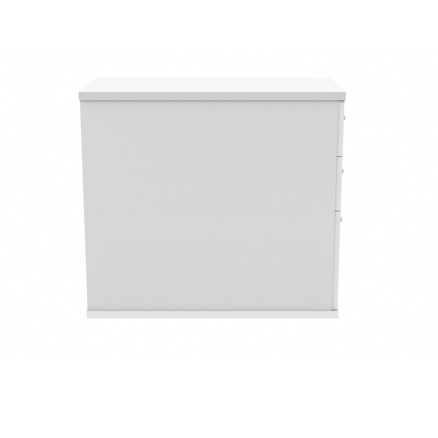 Polaris 3 Drawer Desk High Pedestal 404x800x730mm Arctic White KF78023