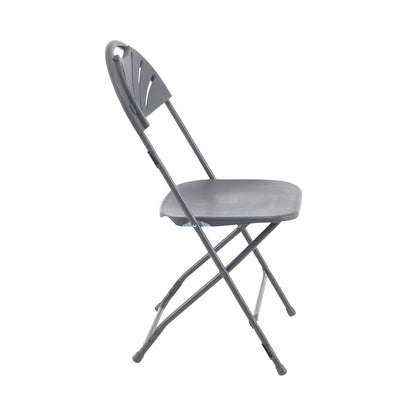 Titan Folding Chair 445x460x870mm Charcoal KF78657