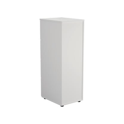 Jemini 4 Drawer Filing Cabinet 464x600x1365mm White KF78667