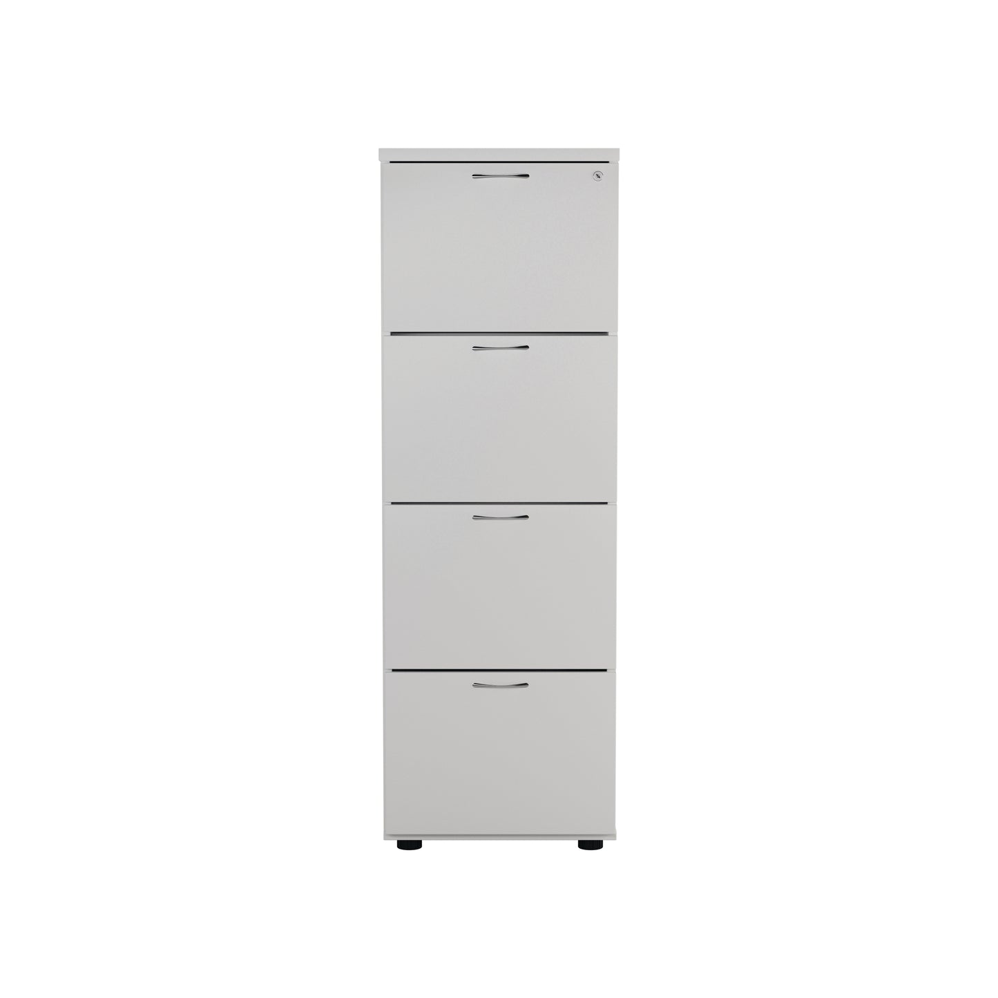 Jemini 4 Drawer Filing Cabinet 464x600x1365mm White KF78667