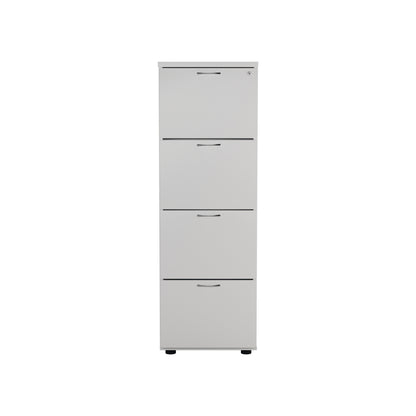 Jemini 4 Drawer Filing Cabinet 464x600x1365mm White KF78667