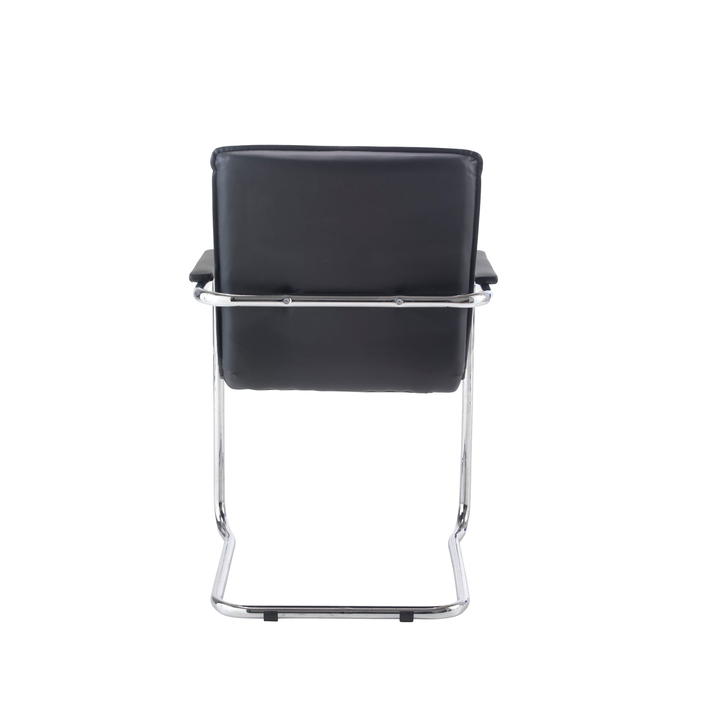 Titan Visitor Chair Cantilever Base Skid Feet Black/Chrome KF78702