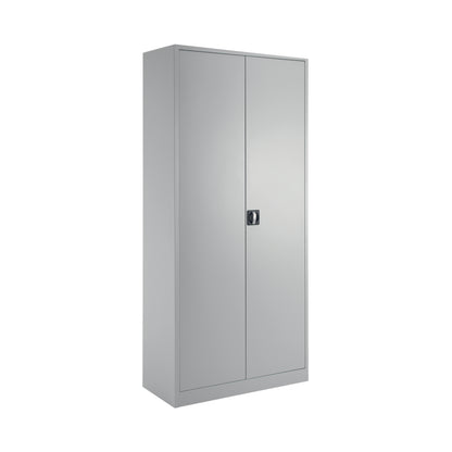 Talos Double Door Stationery Cupboard 920x420x1950mm Grey KF78756