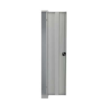 Talos Double Door Stationery Cupboard 920x420x1950mm Grey KF78756