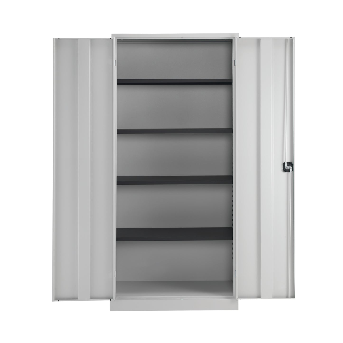 Talos Double Door Stationery Cupboard 920x420x1950mm Grey KF78756