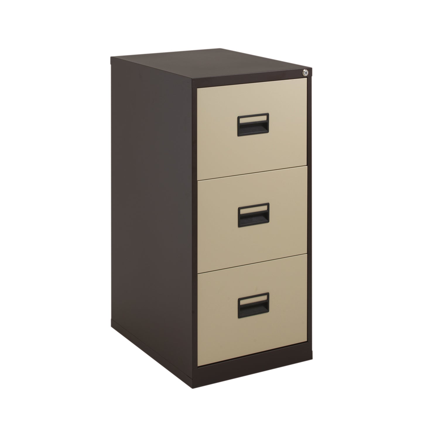 Talos 3 Drawer Filing Cabinet 465x620x1000mm Coffee Cream KF78767