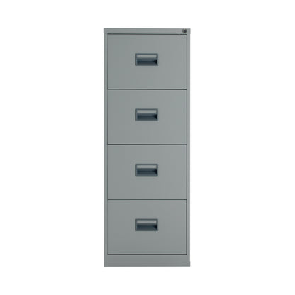 Talos 4 Drawer Filing Cabinet 465x620x1300mm Grey KF78772