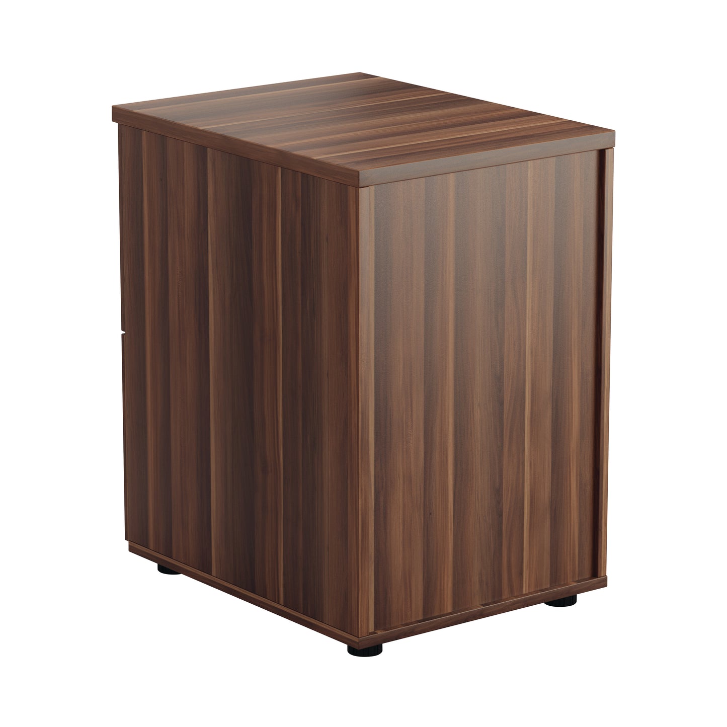 Jemini 2 Drawer Filing Cabinet 464x600x710mm Walnut KF78956