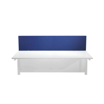 Jemini Straight Desk Mounted Screen 1800x25x400mm Blue KF78982