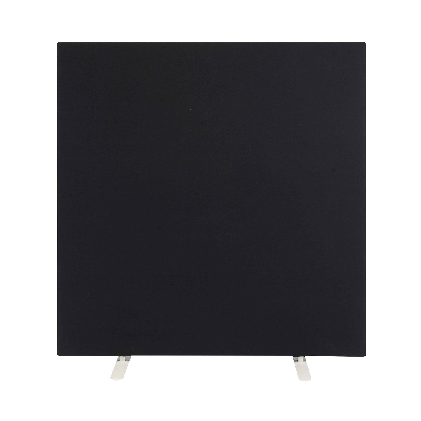 Jemini Floor Standing Screen 1600x25x1800mm Black KF79015