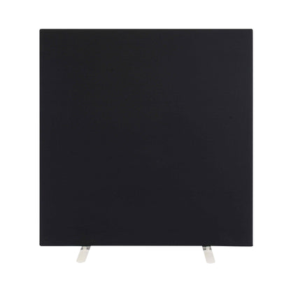 Jemini Floor Standing Screen 1600x25x1800mm Black KF79015