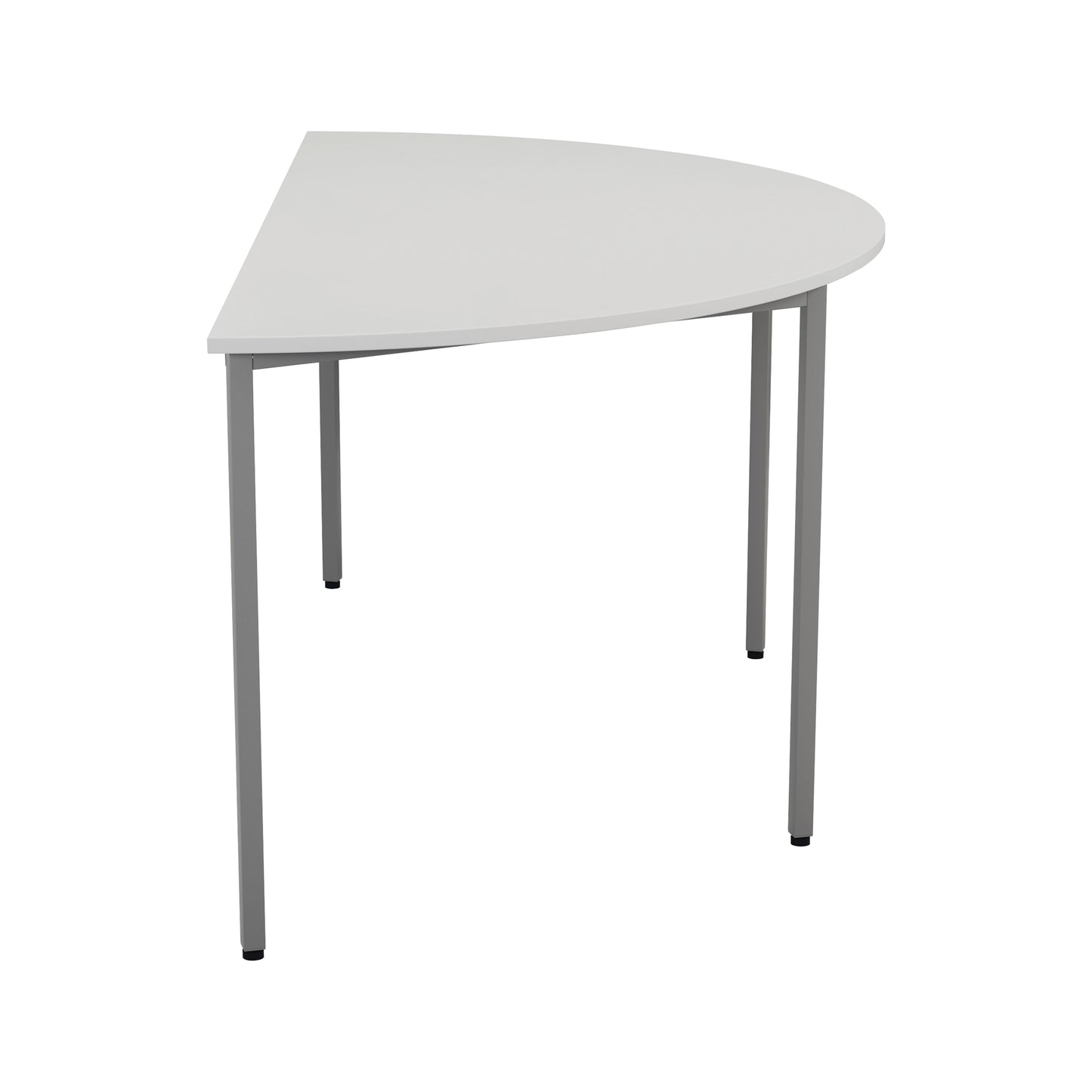 Jemini Semi Circular Multipurpose Table 1600x800x730mm White KF79033