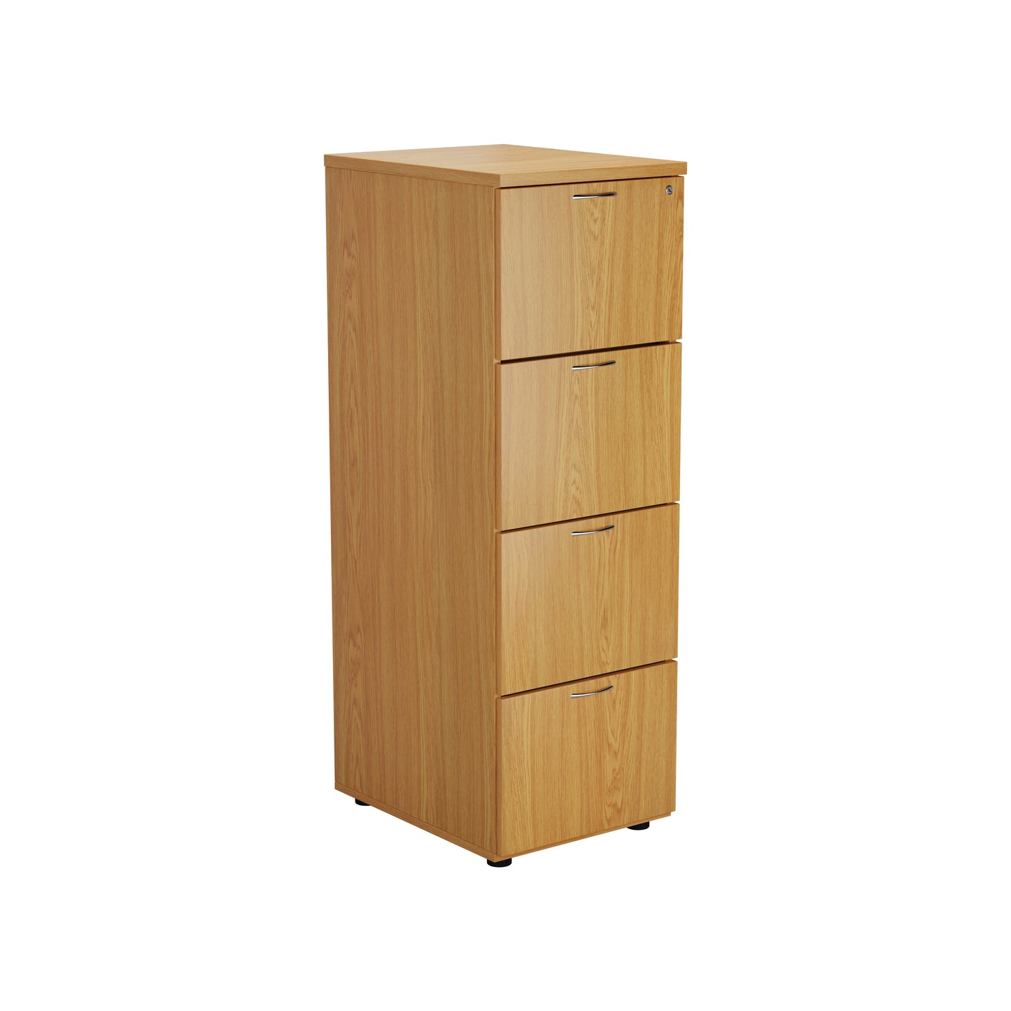 Jemini 4 Drawer Filing Cabinet 464x600x1365mm Nova Oak KF79857