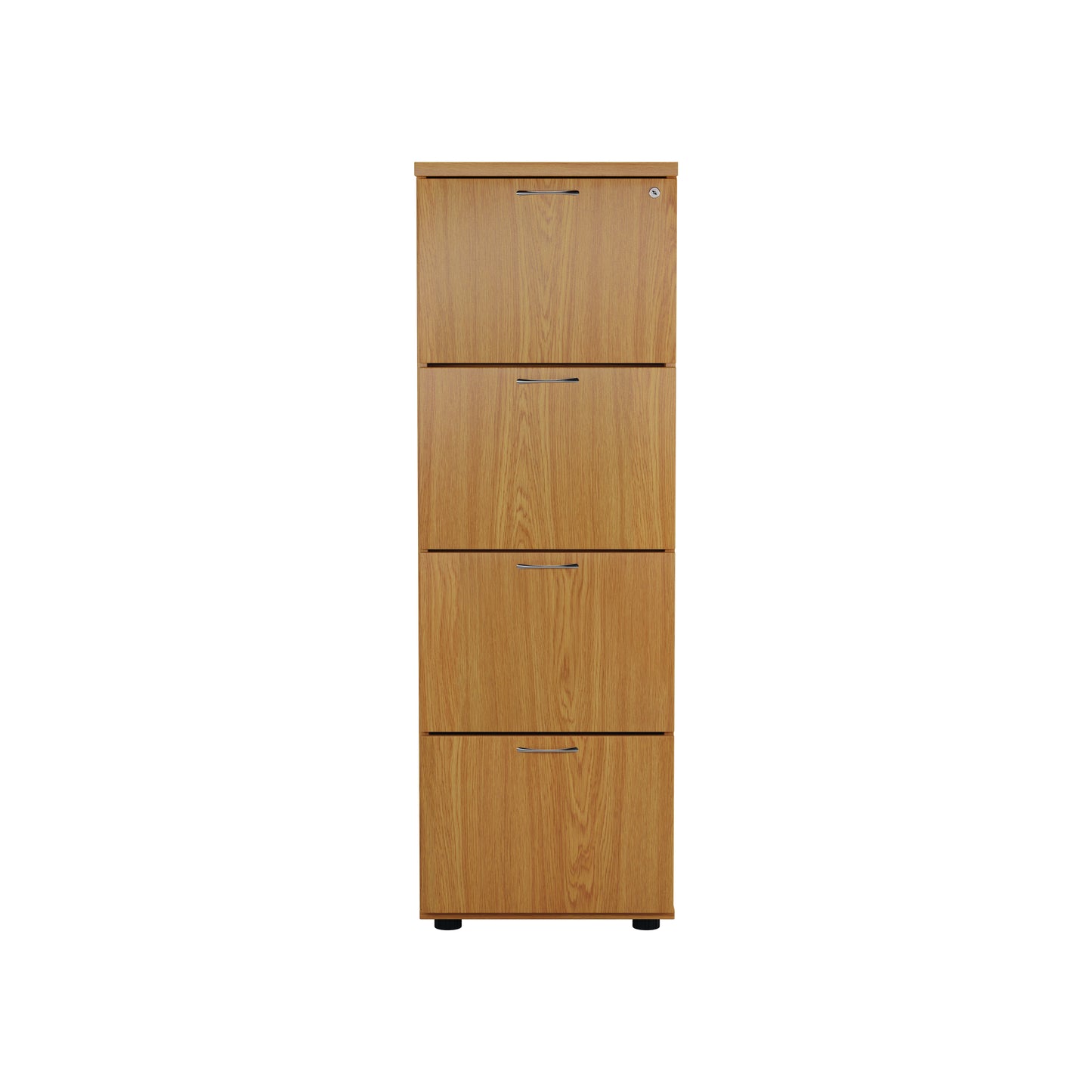 Jemini 4 Drawer Filing Cabinet 464x600x1365mm Nova Oak KF79857