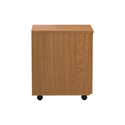 Jemini 2 Drawer Mobile Pedestal 404x500x595mm Nova Oak KF79872