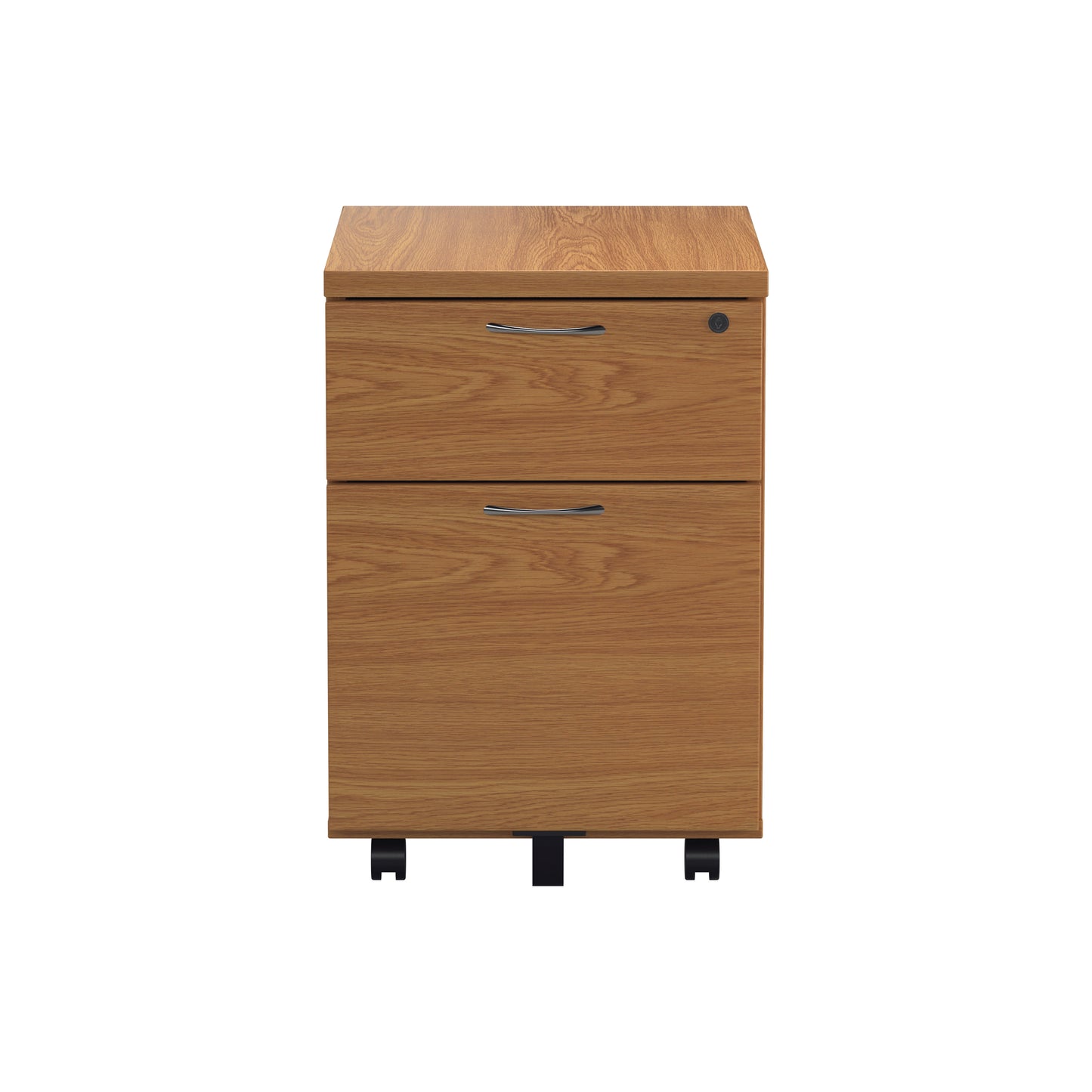 Jemini 2 Drawer Mobile Pedestal 404x500x595mm Nova Oak KF79872