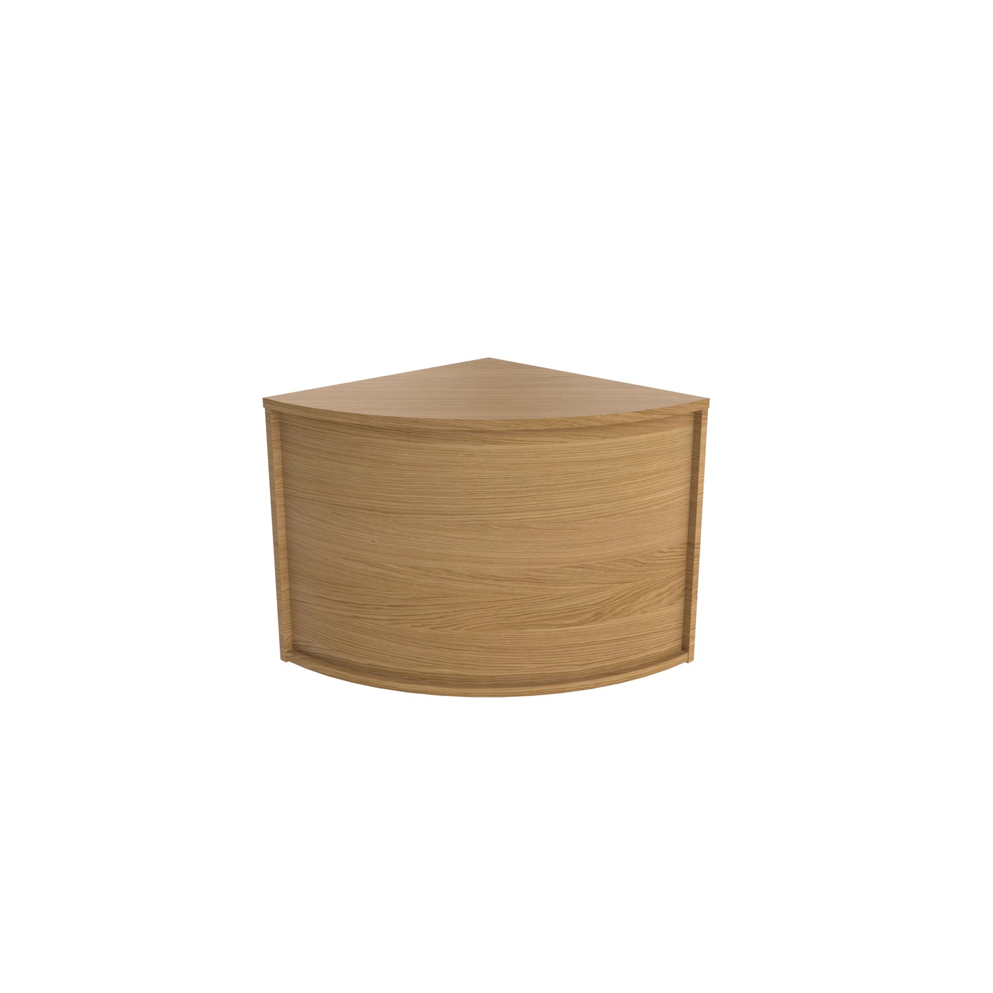 Jemini Reception Modular Corner Desk Unit 800x800x740mm Nova Oak KF79882