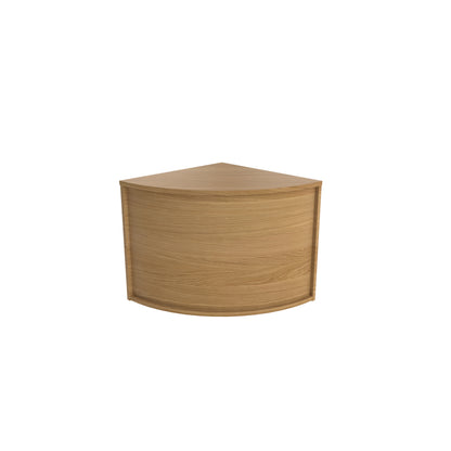 Jemini Reception Modular Corner Desk Unit 800x800x740mm Nova Oak KF79882