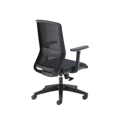 Arista Tekna High Back Executive Chair 670x630x945-1065mm Mesh Back Black KF79886
