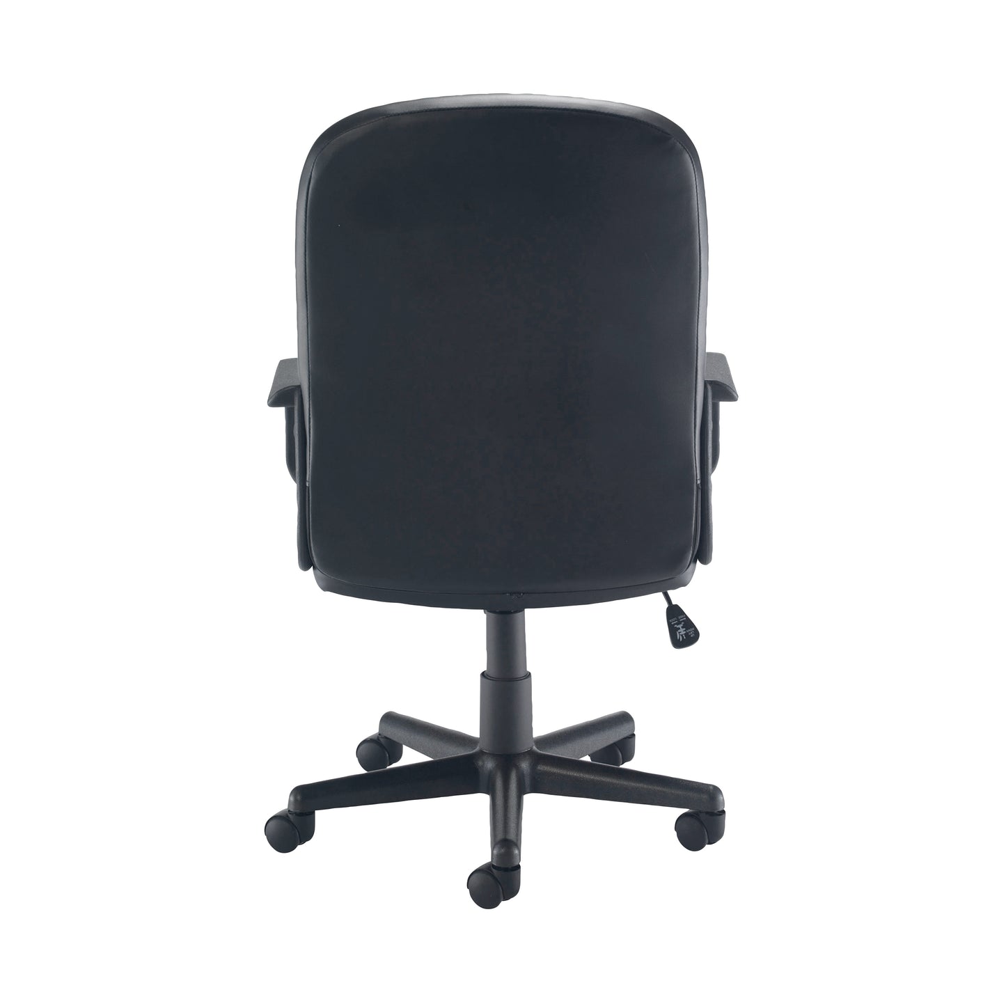 Jemini Jack 2 Executive Swivel Chair with Fixed Arms 620x600x1020-1135mm Polyurethane Black KF79887