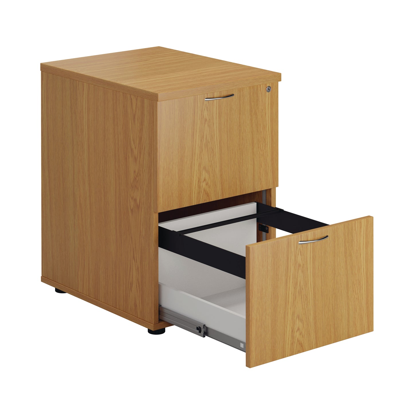 First 2 Drawer Filing Cabinet 465x600x730mm Nova Oak KF79916