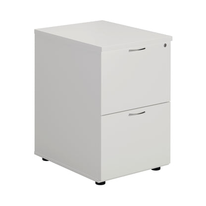 First 2 Drawer Filing Cabinet 464x600x710mm White KF79919