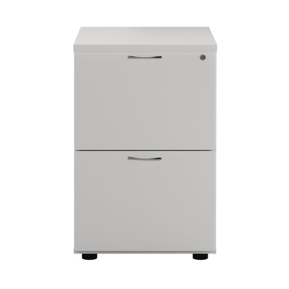 First 2 Drawer Filing Cabinet 464x600x710mm White KF79919