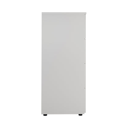 First 4 Drawer Filing Cabinet 464x600x1365mm White KF79920