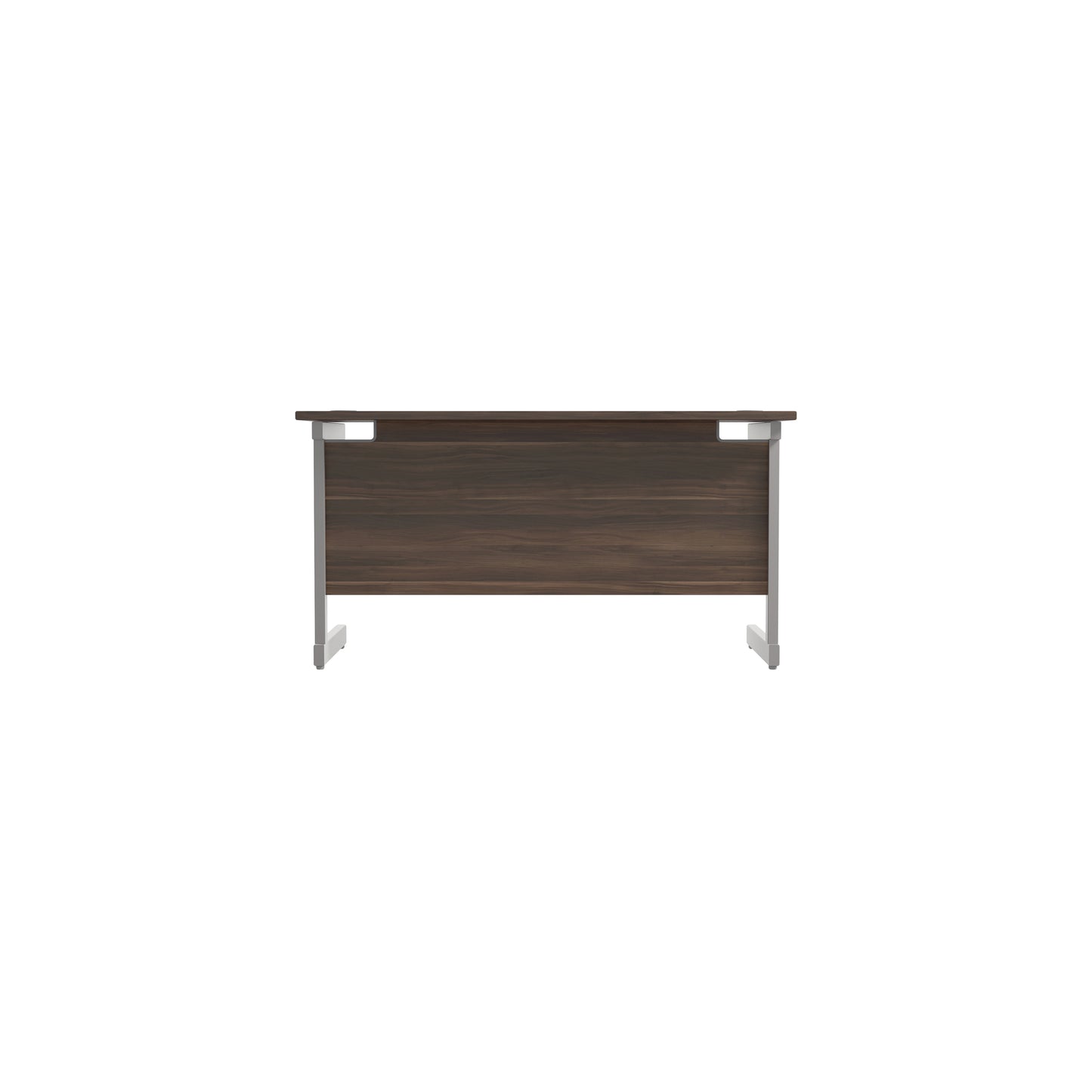 Jemini Single Rectangular Desk 1200x600x730mm White/White KF800497