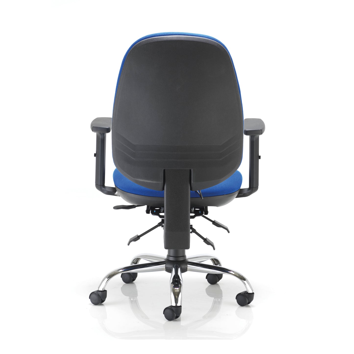 First Arista Aire High Back Ergonomic Operator Chair 675x580x1035-1230mm Blue KF80327