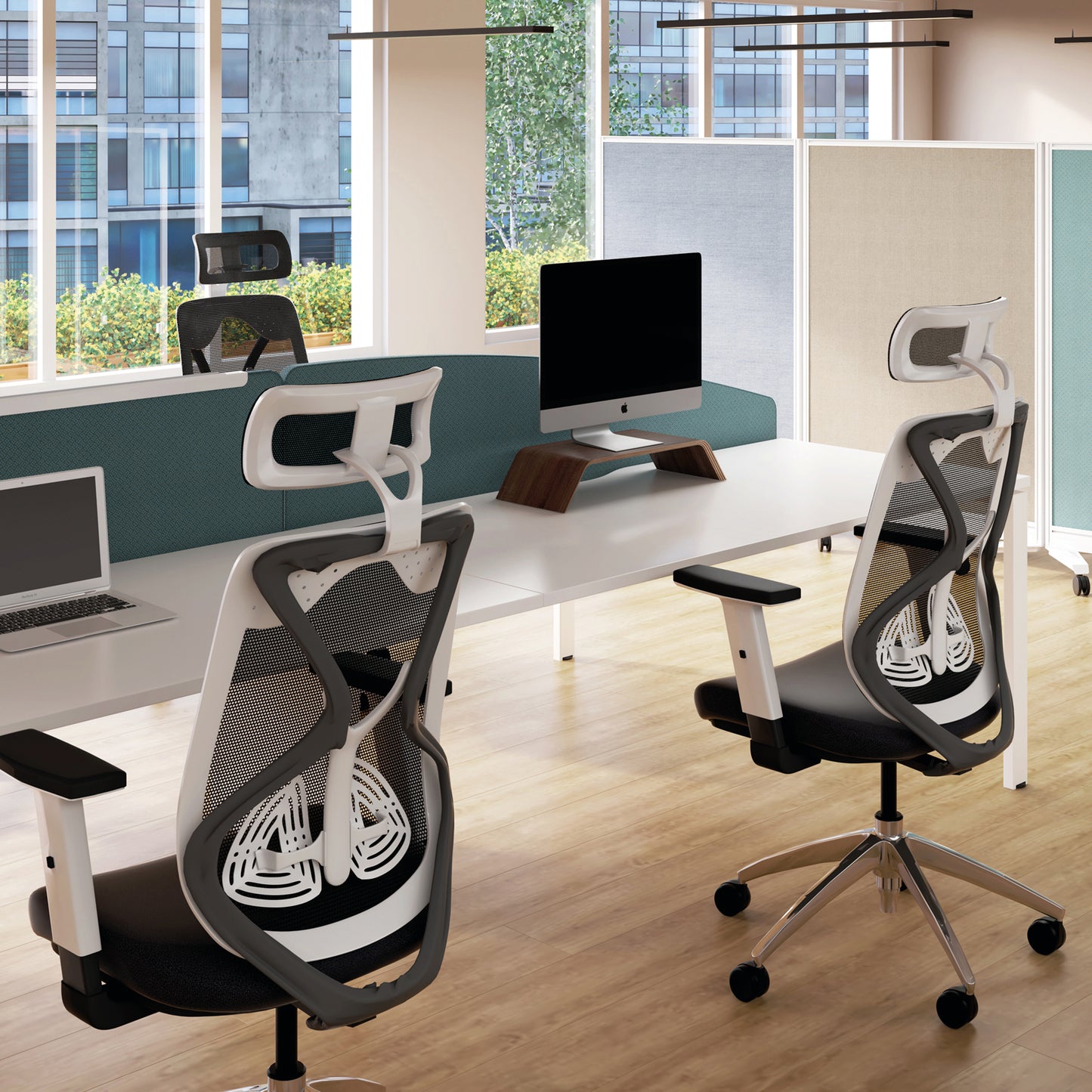 Jemini Stealth Operator Chair with Height Adjustable Arms Black KF80386
