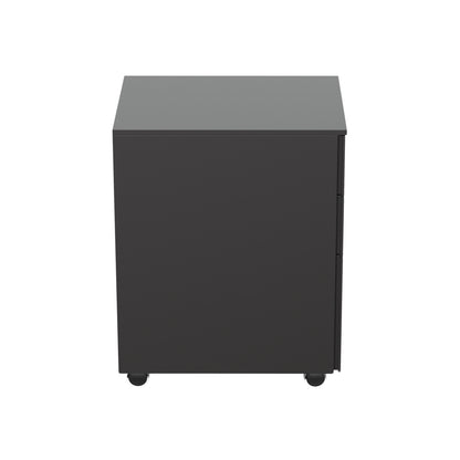 Jemini Slimline Pedestal Steel Black KF80388