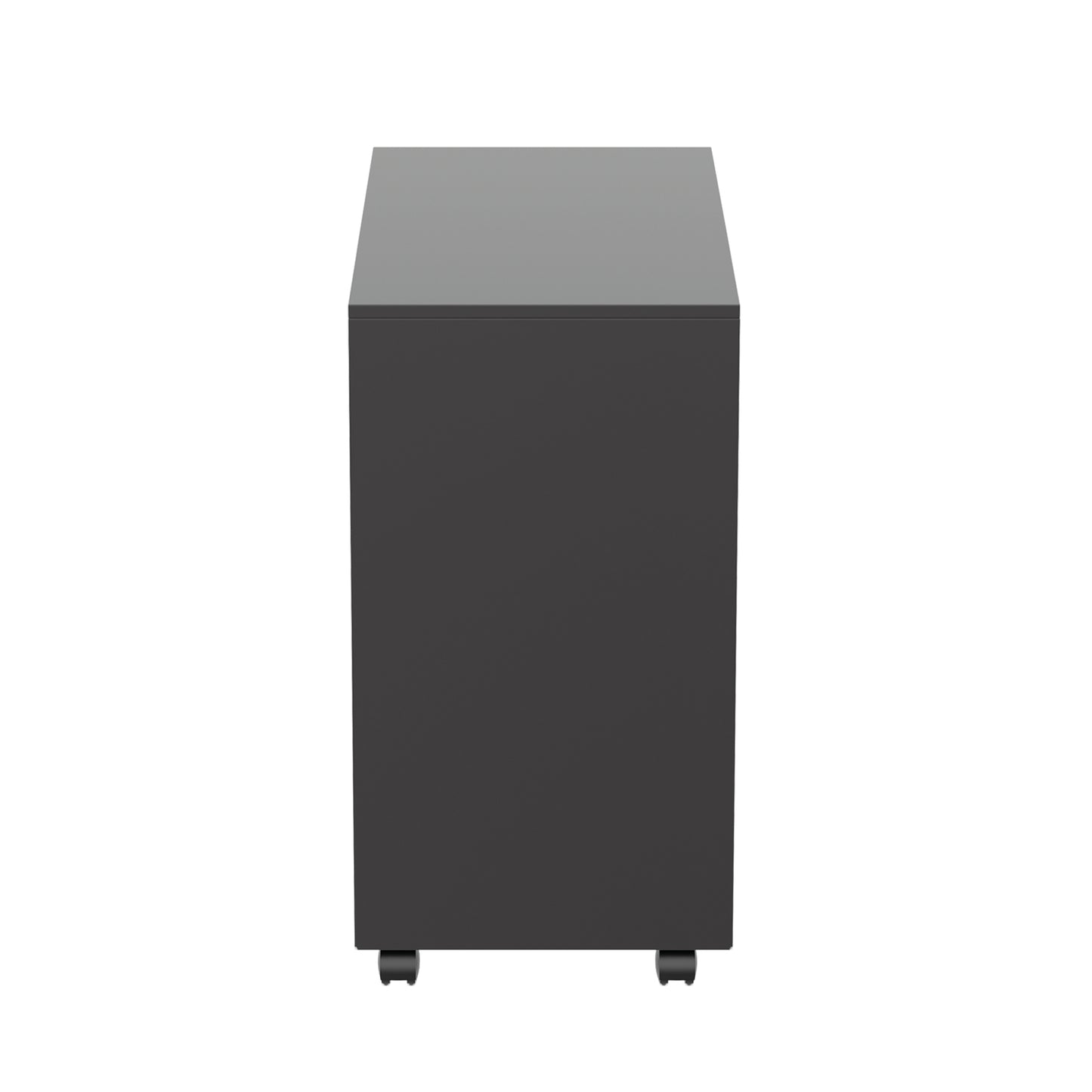Jemini Slimline Pedestal Steel Black KF80388