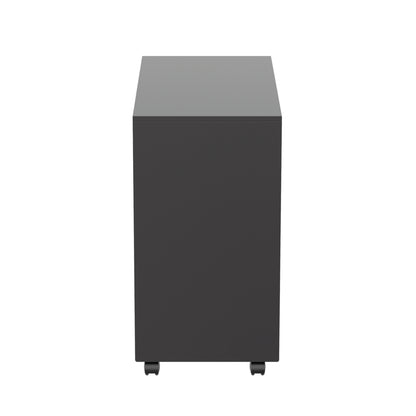Jemini Slimline Pedestal Steel Black KF80388