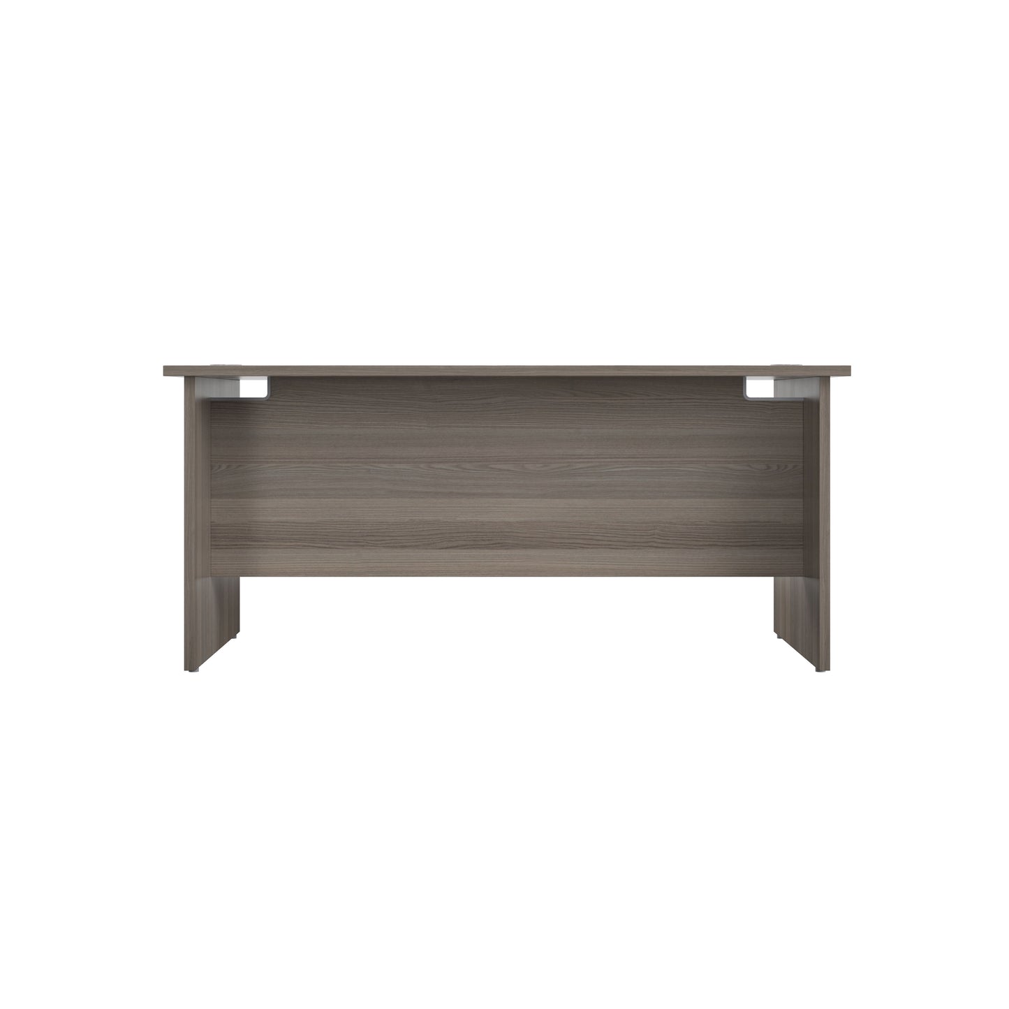 Jemini Rectangular Panel End Desk 1600x800x730mm Grey Oak KF804475