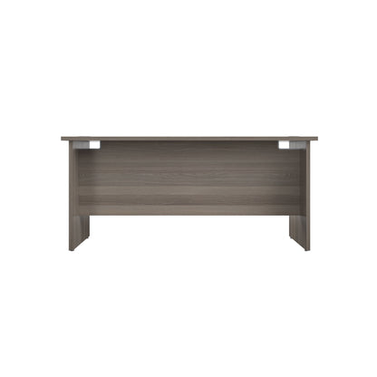 Jemini Rectangular Panel End Desk 1600x800x730mm Grey Oak KF804475