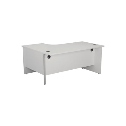Jemini Radial Right Hand Panel End Desk 1800x1200x730mm White KF805212