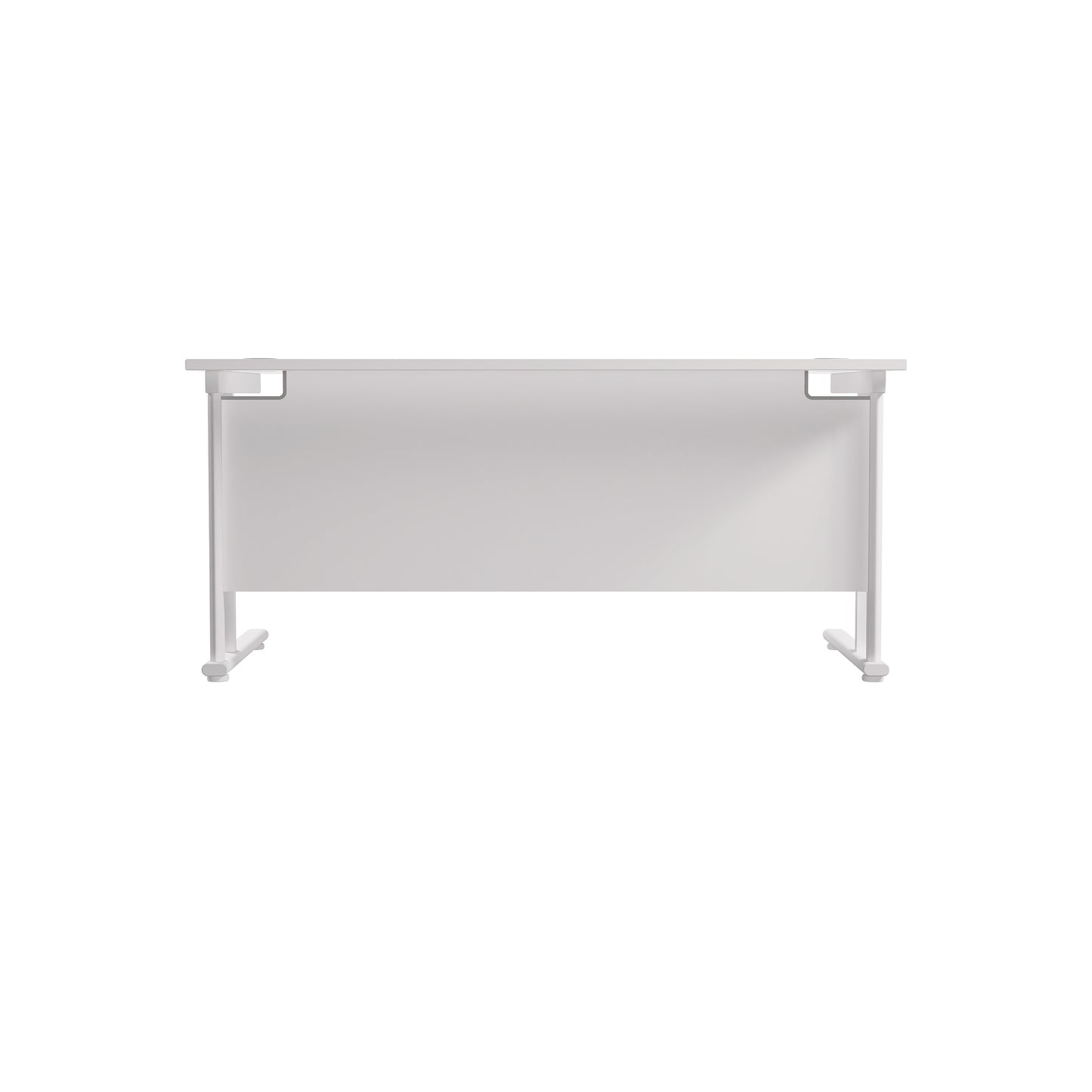 Jemini Rectangular Cantilever Desk 1600x800x730mm White/White KF807131