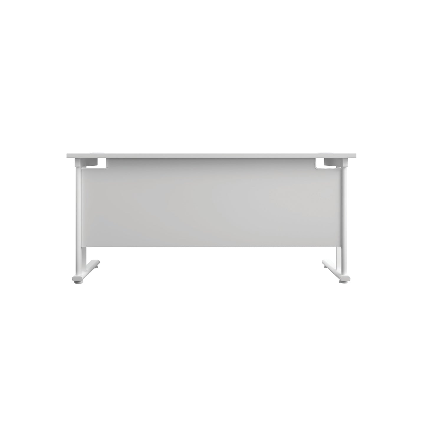 Jemini Rectangular Cantilever Desk 1800x800x730mm White/White KF807254