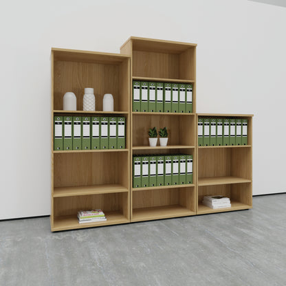 Jemini Wooden Bookcase 800x450x1600mm White KF810544