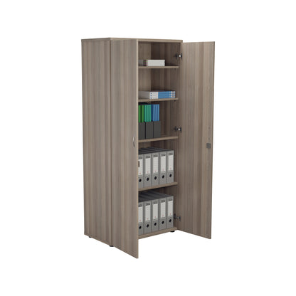 Jemini Wooden Cupboard 800x450x1800mm Grey Oak KF810582