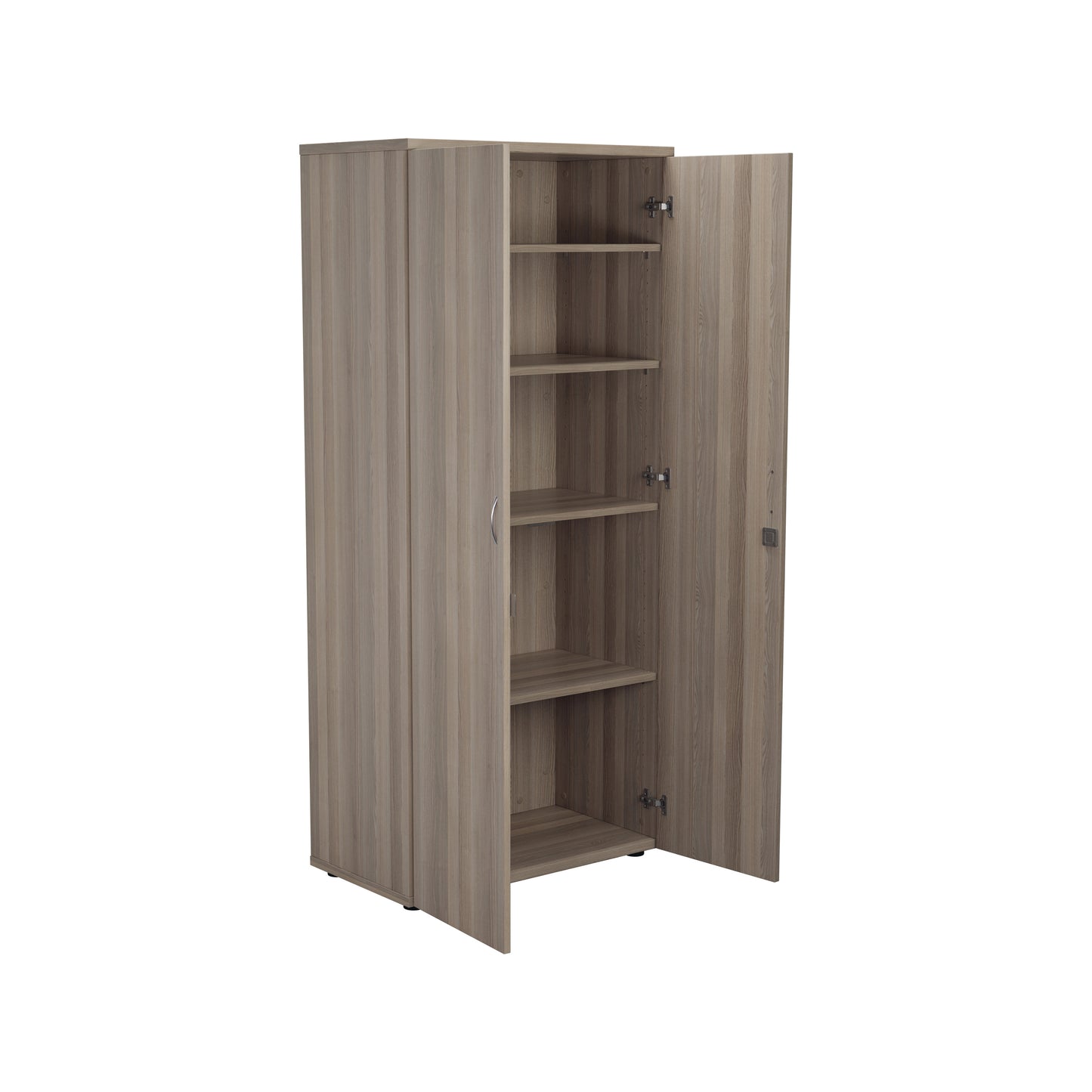 Jemini Wooden Cupboard 800x450x1800mm Grey Oak KF810582