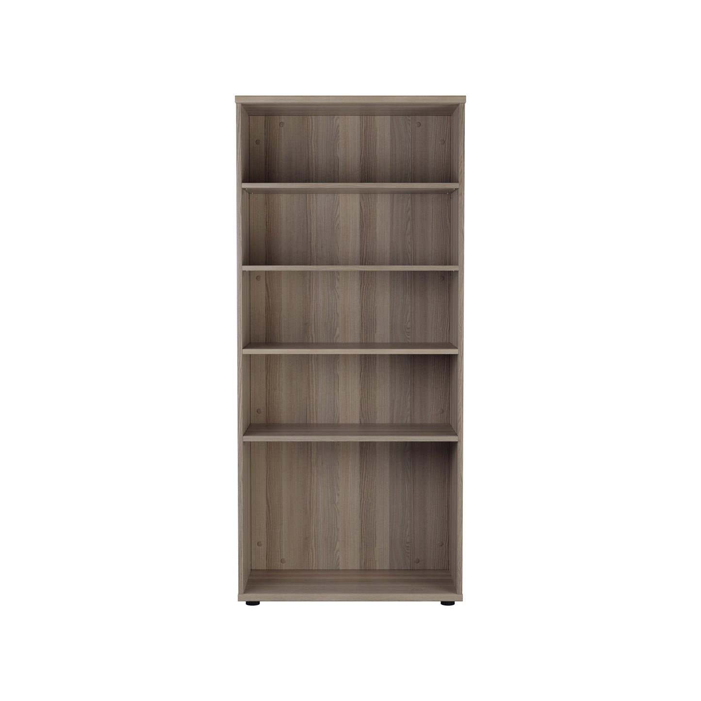 Jemini Wooden Bookcase 800x450x1800mm Grey Oak KF810995