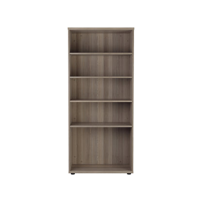 Jemini Wooden Bookcase 800x450x1800mm Grey Oak KF810995