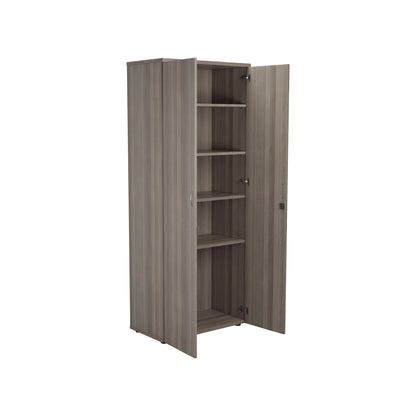 Jemini Wooden Cupboard 800x450x2000mm Grey Oak KF811060